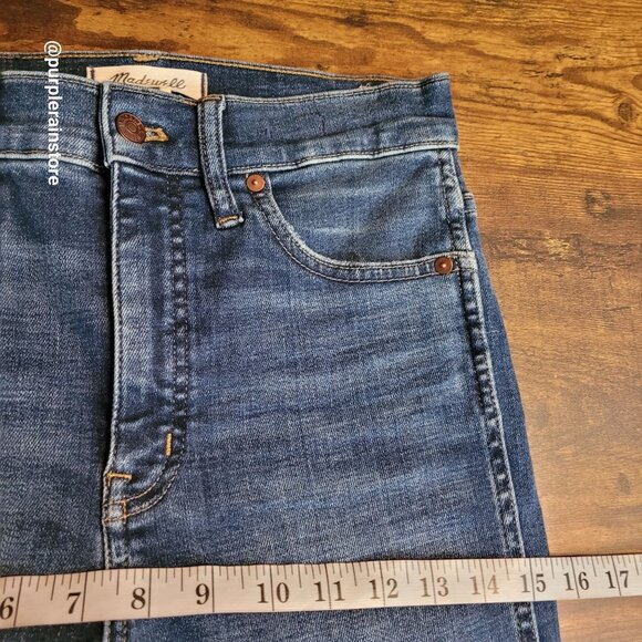 Madewell Jeans 27 Skinny 10" High Rise Cordell Wash MB968 Tummy Control Stretch - Picture 8 of 12